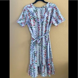 Pink blush maternity dress